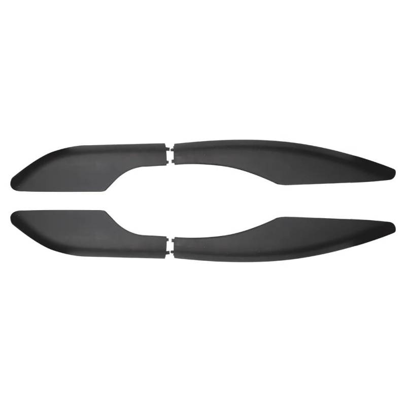 Dachträger Dachgepäckträger-Schienen-Endabdeckungskappe, 4-teilig, passend für Toyota Fortuner AN50 AN60 Hilux SW4 2004–2015. Aluminium-Dachträger von DTYBJN