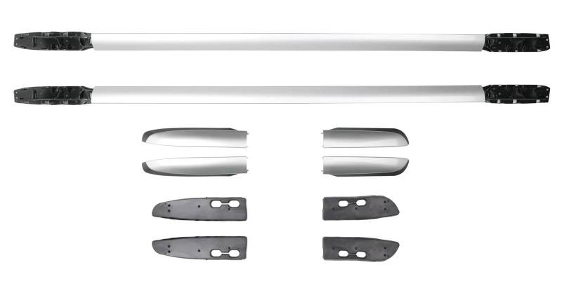 Dachträger Passend für Toyota RAV4 2013–2019, silberner Aluminium-Dachgepäckträger im OE-Stil. Aluminium-Dachträger von DTYBJN
