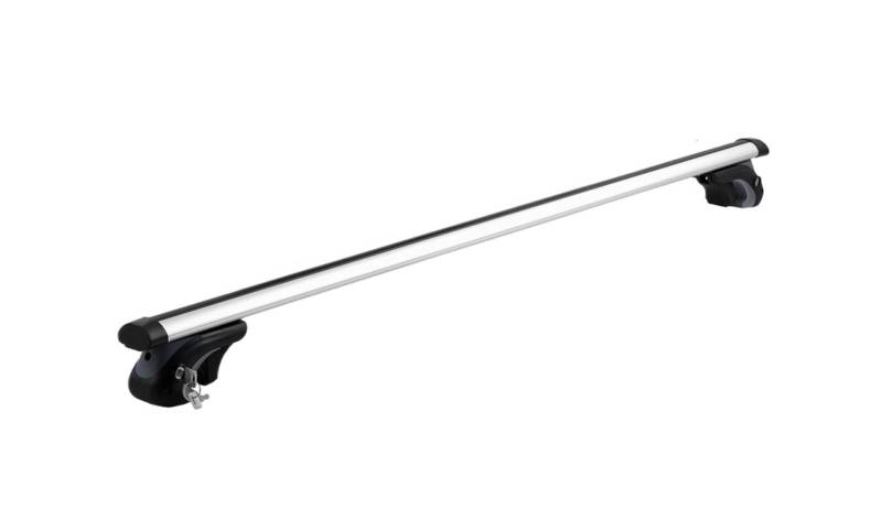 Dachträger Universelle Querträger für Dachgepäckträger, passend für erhöhte Seitenschienen, Tragkraft 90 kg, verstellbare Querträger. Aluminium-Dachträger(120cm) von DTYBJN