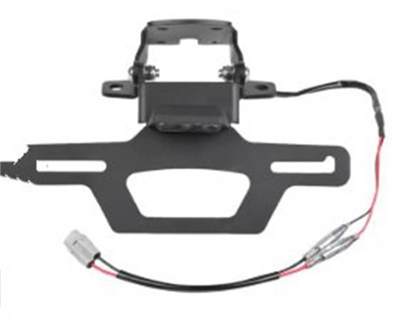 Kennzeichenhalter Heckklappen-Eliminierungssatz passend für Kawasaki Ninja ZX6R ZX636 2025. Seitliche Kennzeichenhalterung(Type C.E4 Emark LED) von DTYBJN