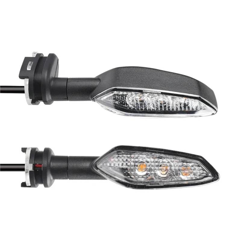 Kennzeichenhalter Kennzeichenhalter passend für Yamaha MT03 MT25 YZF R3 R25 2015-2024 Motorradhalterung LED-Licht Fender Eliminator Seitliche Kennzeichenhalterung(Light A) von DTYBJN