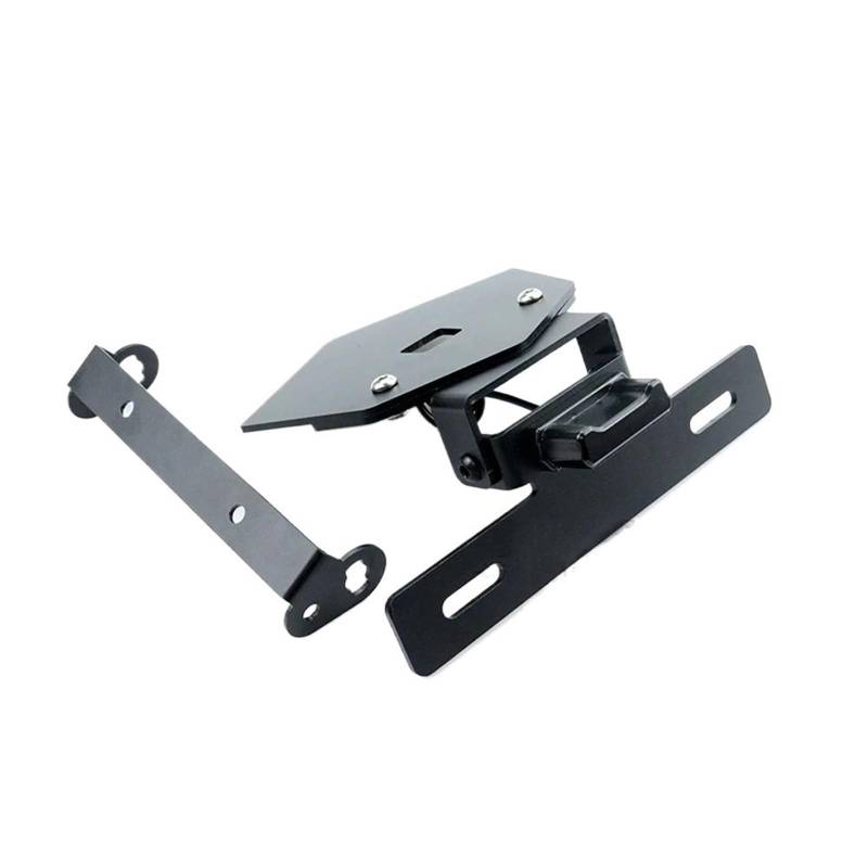Kennzeichenhalter Motorrad Kennzeichen Halter Fit Für BMW S1000RR S1000R M1000RR 2019-2023 Einstellbare Kurze Seitliche Kennzeichenhalterung(100-155mm) von DTYBJN