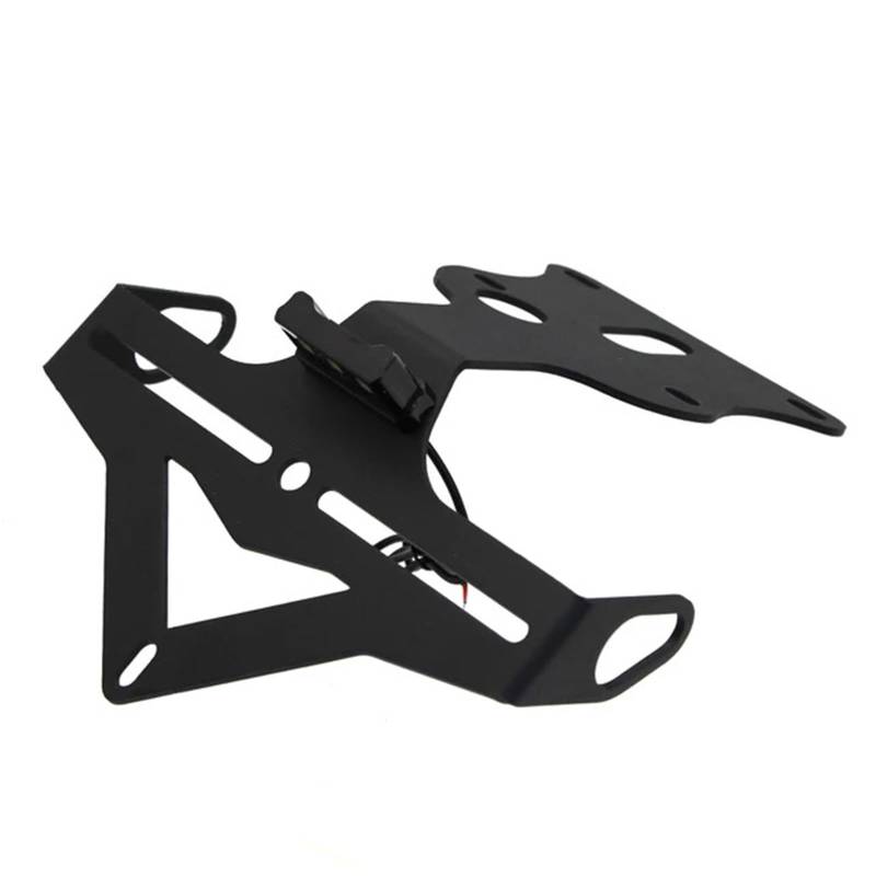 Kennzeichenhalter Motorrad-Kennzeichenhalter hinten mit leichtem Fender Eliminator passend für Yamaha XSR900 XSR900 2022 2023 Seitliche Kennzeichenhalterung von DTYBJN