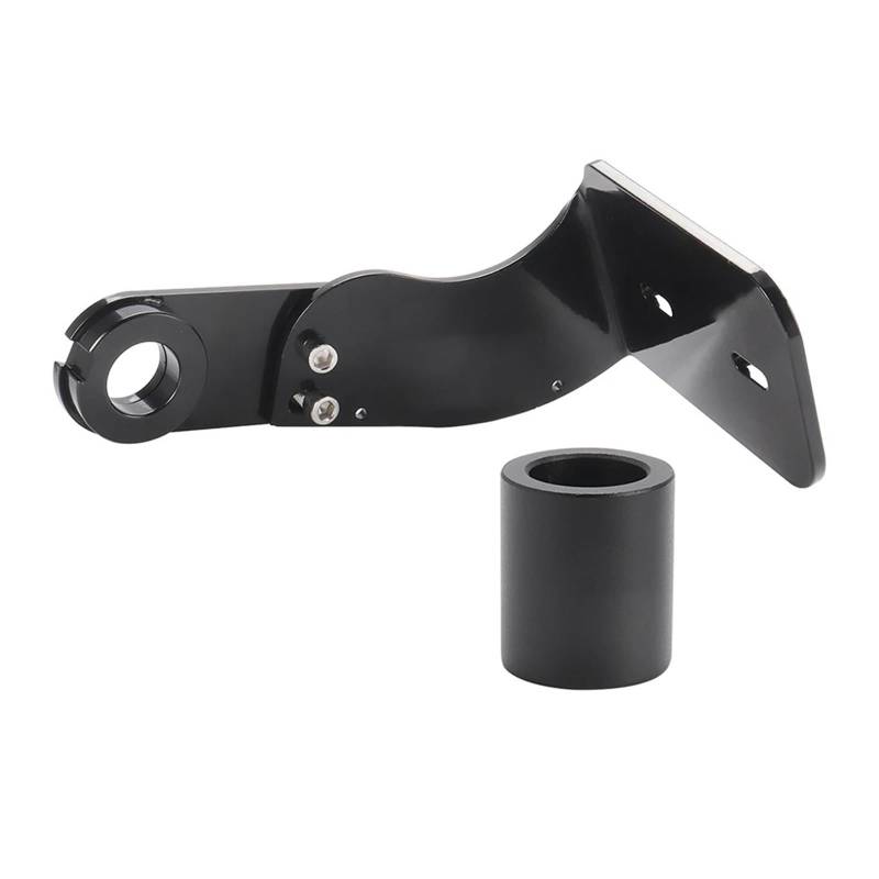 Kennzeichenhalter Motorrad Seitenmontage Kennzeichenhalter Halterung Passend für Harley Softail 2018-2022 Seitliche Kennzeichenhalterung(Black) von DTYBJN