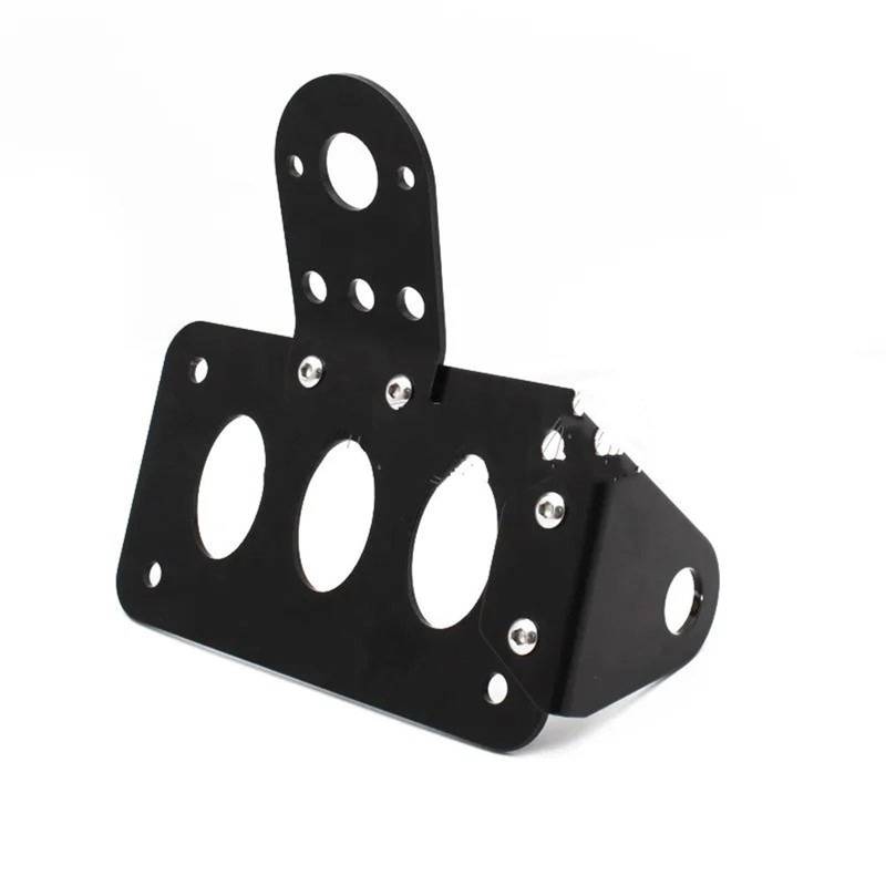 Kennzeichenhalter Motorrad-Seitenmontage-Kennzeichenhalterung Passend für Harley Sportster S Passend für Bobber Chopper Rücklicht Seitliche Kennzeichenhalterung(Bracket) von DTYBJN