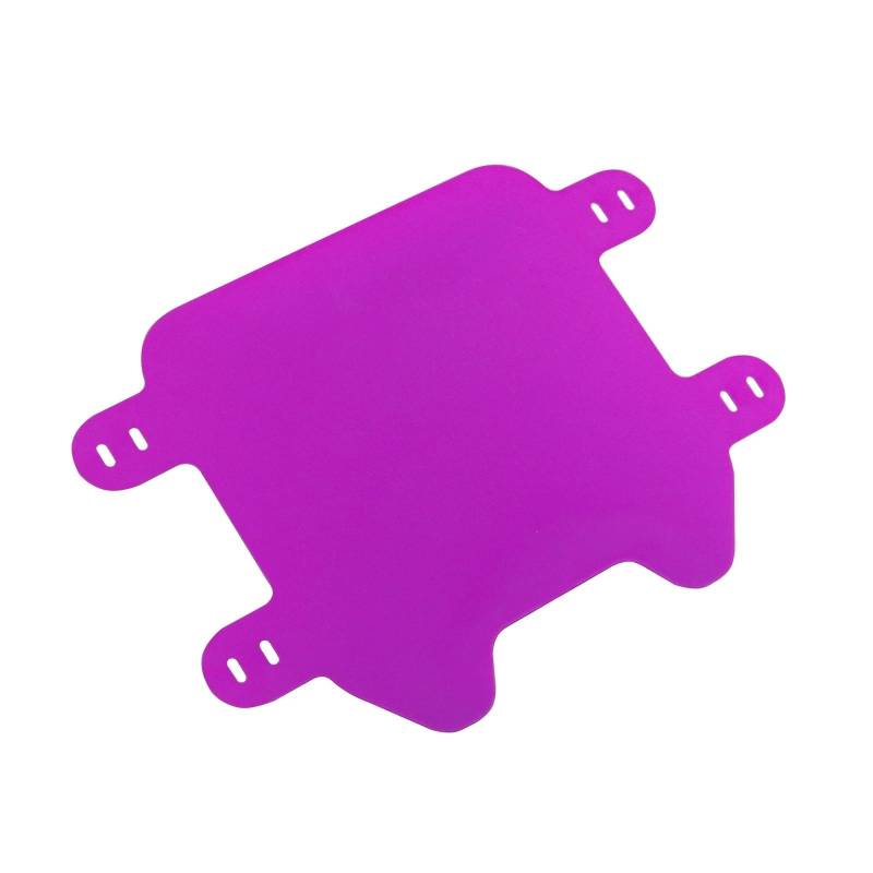 Kennzeichenhalter Motorrad Vordere Kennzeichenplatte Passend für SURRON SURRON Light Bee Light X Bee X Teile Seitliche Kennzeichenhalterung(Purple) von DTYBJN
