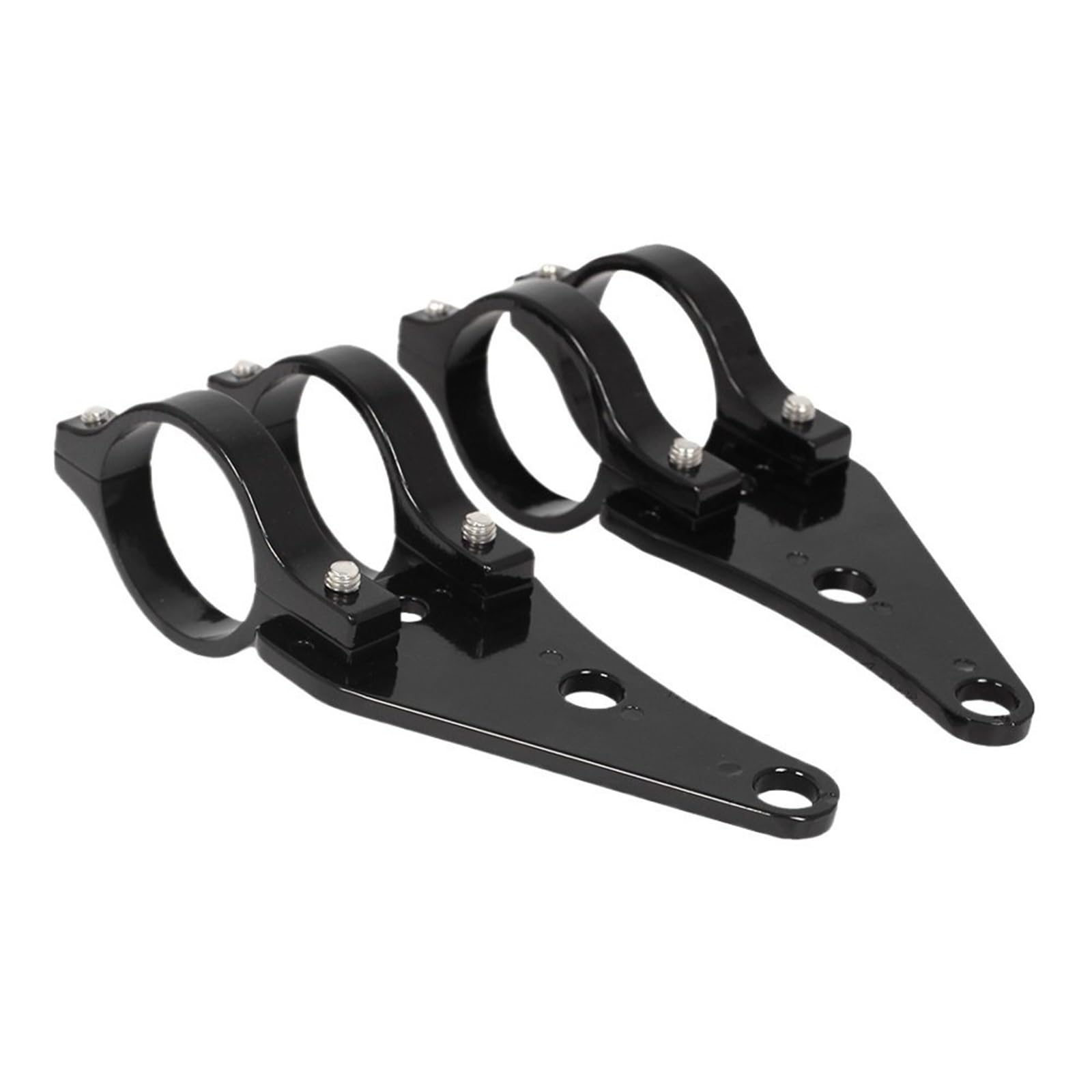 Kennzeichenhalter Passend für 41mm Gabelkopf-Lampenhalterung Blinkerlicht Cafe Racer Zubehör Motorrad-Scheinwerferhalterung Klemme Seitliche Kennzeichenhalterung Kennzeichenhalter Passend für 41mm Gabelkopf-Lampenhalterung Blinkerlicht Cafe Racer Zubehör Motorrad-Scheinwerferhalterung Klemme Seitliche Kennzeichenhalterung von DTYBJN