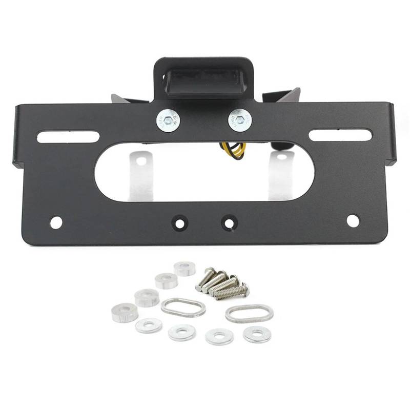 Kennzeichenhalter Passend für Honda CB125R CB300R 2018-2024 CB300R 125R Motorrad Kennzeichenhalter Halterung Hinten Schwanz Ordentlich Fender Eliminator Seitliche Kennzeichenhalterung von DTYBJN