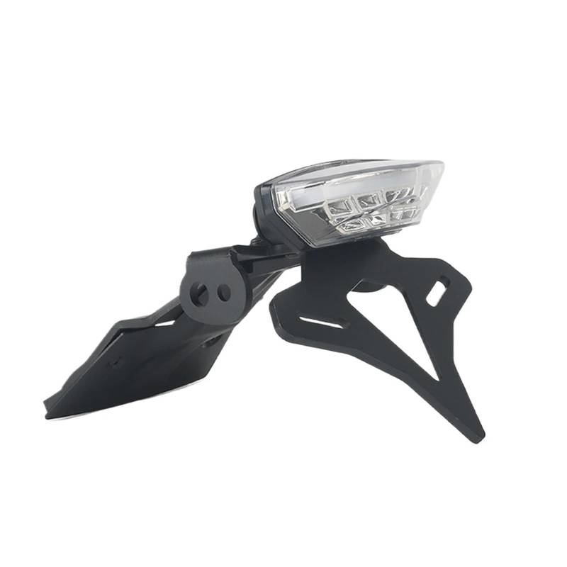 Kennzeichenhalter Passend für Suzuki GSX-8S GSX8S 2023-up Motorrad hinten Short Tail Stock Kennzeichenhalter LED-Licht Seitliche Kennzeichenhalterung(GSX 8S - Transparent) von DTYBJN