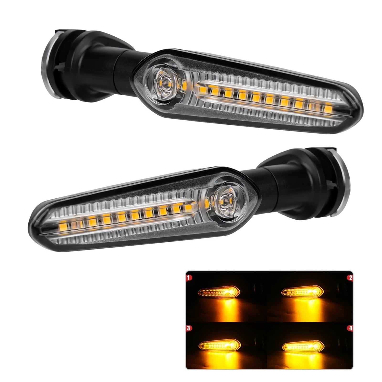 Kennzeichenhalter Passend für Yamaha MT-07 MT07/FZ-07 2013-2023 Motorrad-Kennzeichenhalter Fender Eliminator Halterung mit LED Seitliche Kennzeichenhalterung(Turn Signal Light) von DTYBJN