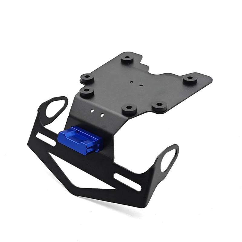 Kennzeichenhalter Passend für Yamaha Tenere 700 XT700Z 2019–2024, Kurze Kennzeichenhalterung, LED-Licht, Kotflügel, Fender Eliminator Seitliche Kennzeichenhalterung(A) von DTYBJN