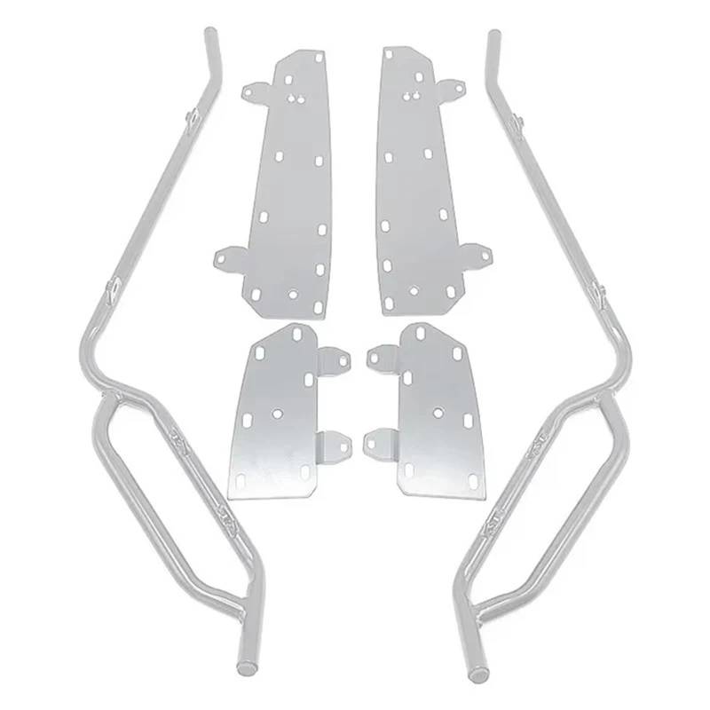 motorrad stoßstangen blöcke 2024 NSS350 Motorrad Motorschutzbügel Stoßfängerrahmen Schutzschutz Passend für Honda Forza 350 Forza 350 2021-23 Motor Stoßstange(Silver) von DTYBJN