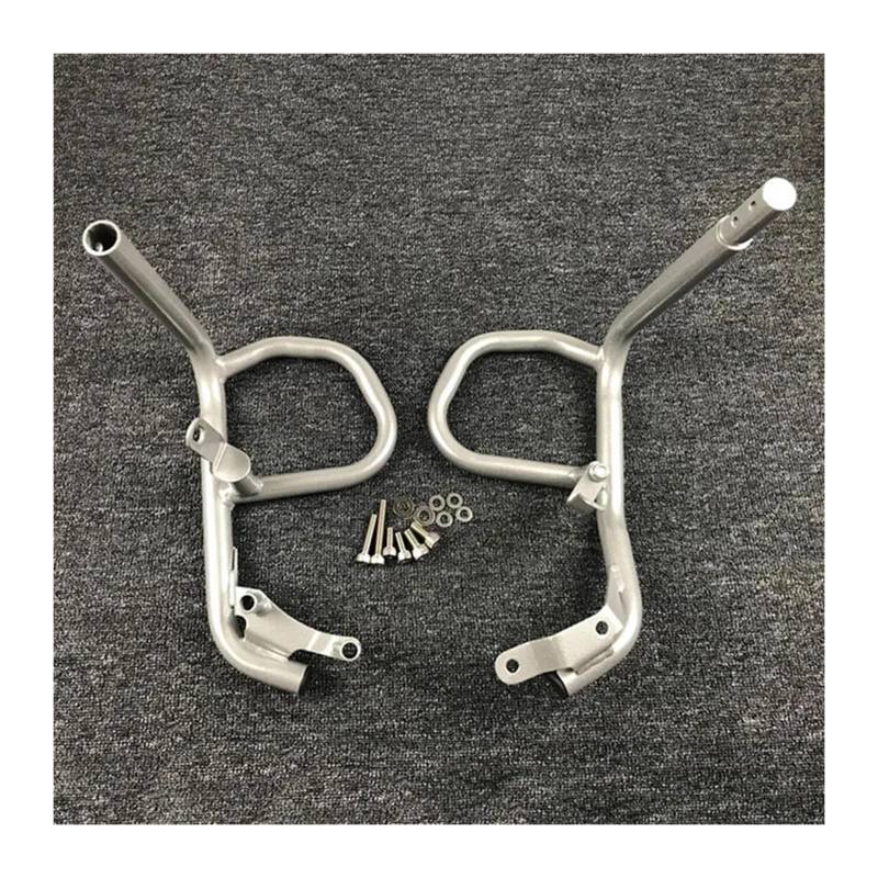 motorrad stoßstangen blöcke Motorrad Motorschutzbügel Autobahn Sturzbügel Rahmen Stoßstange Passend für BMW F800GS F700GS F650GS 2008-2017 2018 Motor Stoßstange(Lower Silver) von DTYBJN