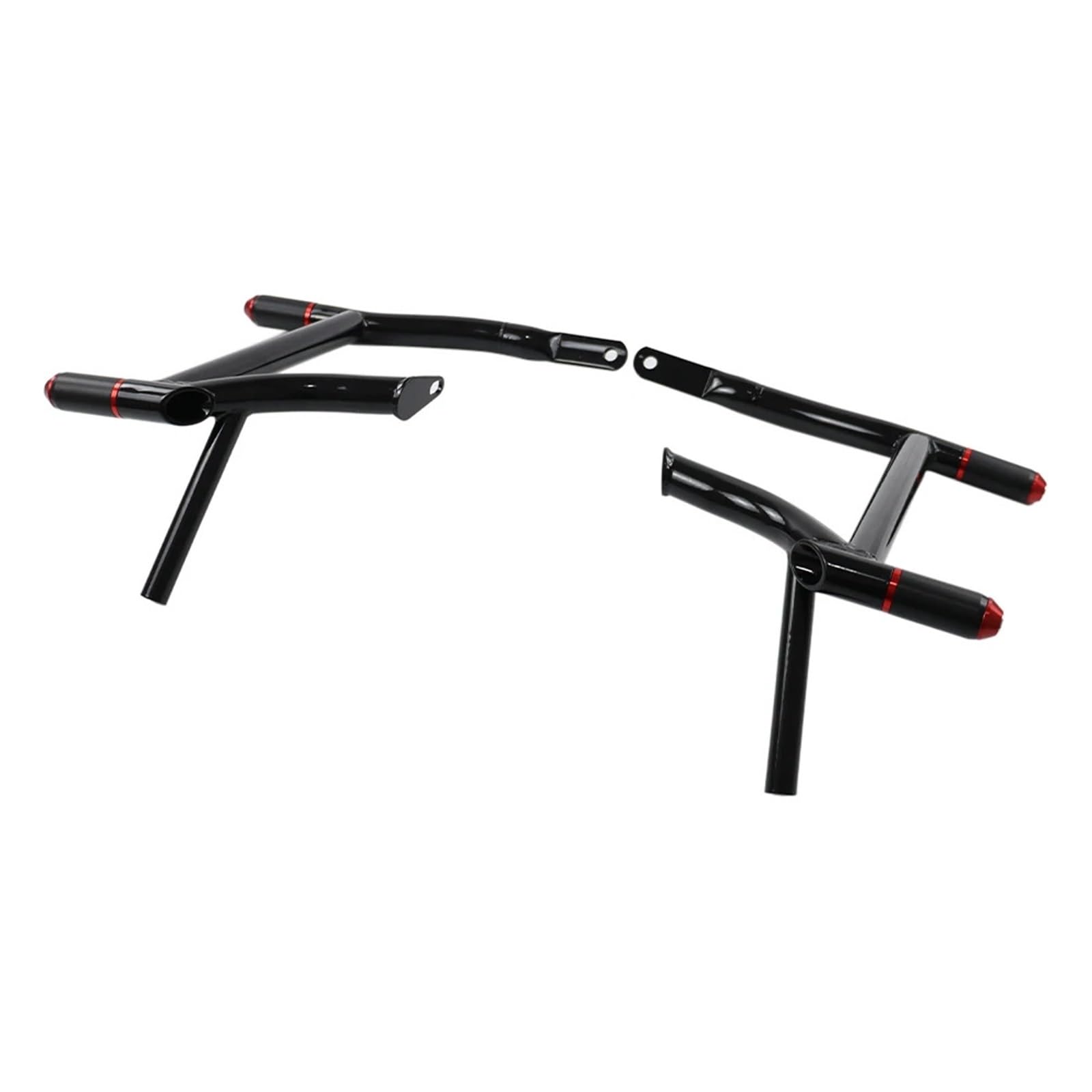 motorrad stoßstangen blöcke Motorrad Schutz Crash Schutz Bar Fit Für Harley Touring Road King Electra Street Glide Spezielle CVO/SE 2009-2024 Motor Stoßstange(Red) von DTYBJN