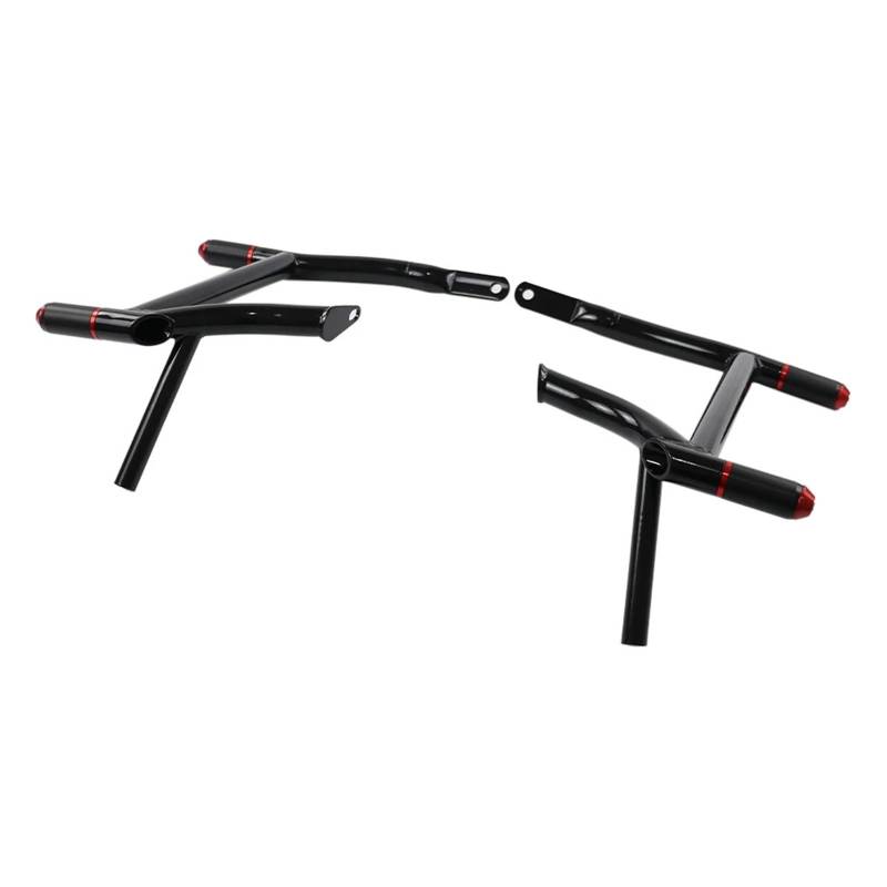motorrad stoßstangen blöcke Motorrad Schutz Crash Schutz Bar Fit Für Harley Touring Road King Electra Street Glide Spezielle CVO/SE 2009-2024 Motor Stoßstange(Red) von DTYBJN