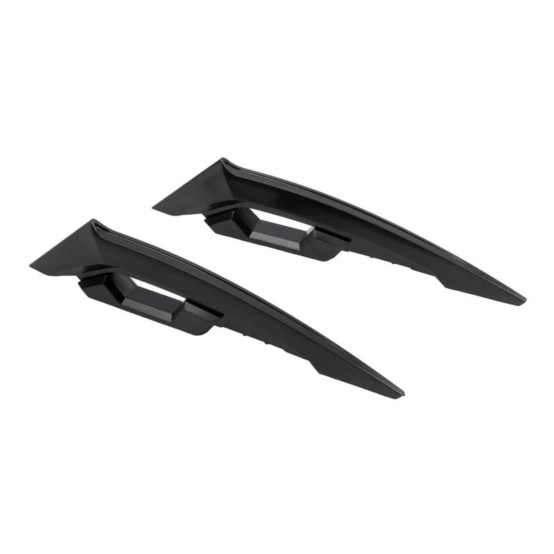 motorrad stoßstangen blöcke Motorrad Universal Side Spoiler Dynamische Flügel Front Verkleidung Winglets 1 paar Aufkleber Aerodynamische Roller Motor Stoßstange(Black) von DTYBJN