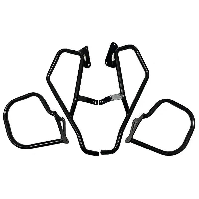 motorrad stoßstangen blöcke Passend für BMW K1600GT K1600GTL K1600 GT/GTL 2011-2024 Motorrad-Motorschutzbügel Crash Bar Rahmen Stoßfänger Verkleidungsschutzleiste Motor Stoßstange(Black Full Set) von DTYBJN