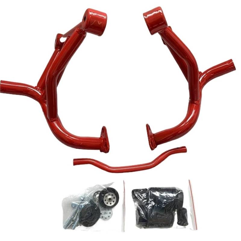motorrad stoßstangen blöcke Passend für Benelli BN 125-3E TNT 125 BJ TNT 125 TNT 135 Motorrad Stoßstange Motorschutzbügel Sturzbügel Schutzrahmen Motor Stoßstange(Red) von DTYBJN