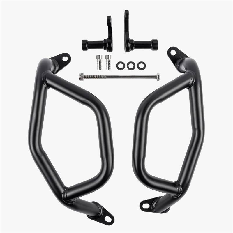 motorrad stoßstangen blöcke Passend für NX400 NX500, oberer und unterer Crash Bar, Motorstoßstangenschutz, passend für Honda NX400 NX500 2024, Fallschutz Motor Stoßstange(Lower Crash bar) von DTYBJN