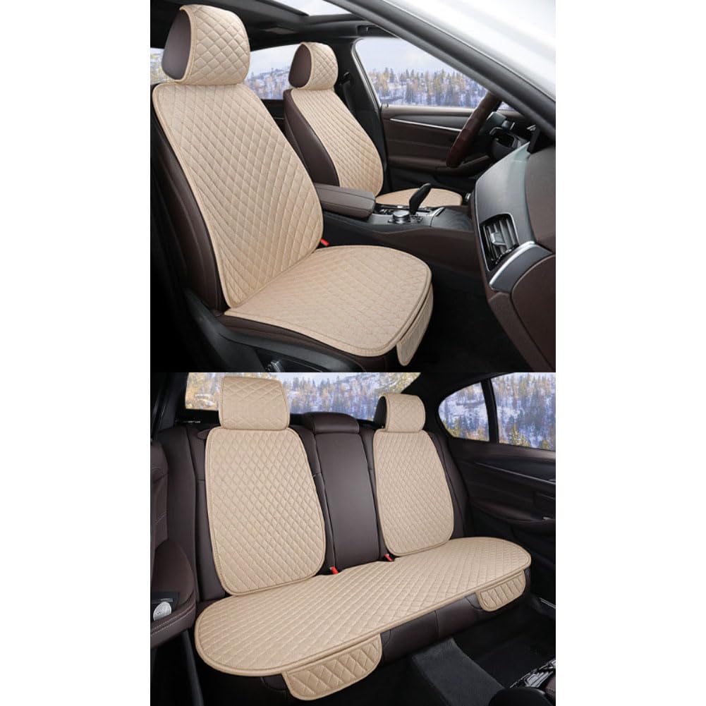 DTZAEUKE Auto Sitzkissen Set FüR Transit Custom 2013-2023, Atmungsaktive Sitzauflagen Leinen Anti-Rutsch Sitzschoner Vorder RüCksitze Innenraum ZubehöR,B DTZAEUKE Auto Sitzkissen Set FüR Transit Custom 2013-2023, Atmungsaktive Sitzauflagen Leinen Anti-Rutsch Sitzschoner Vorder RüCksitze Innenraum ZubehöR,B von DTZAEUKE