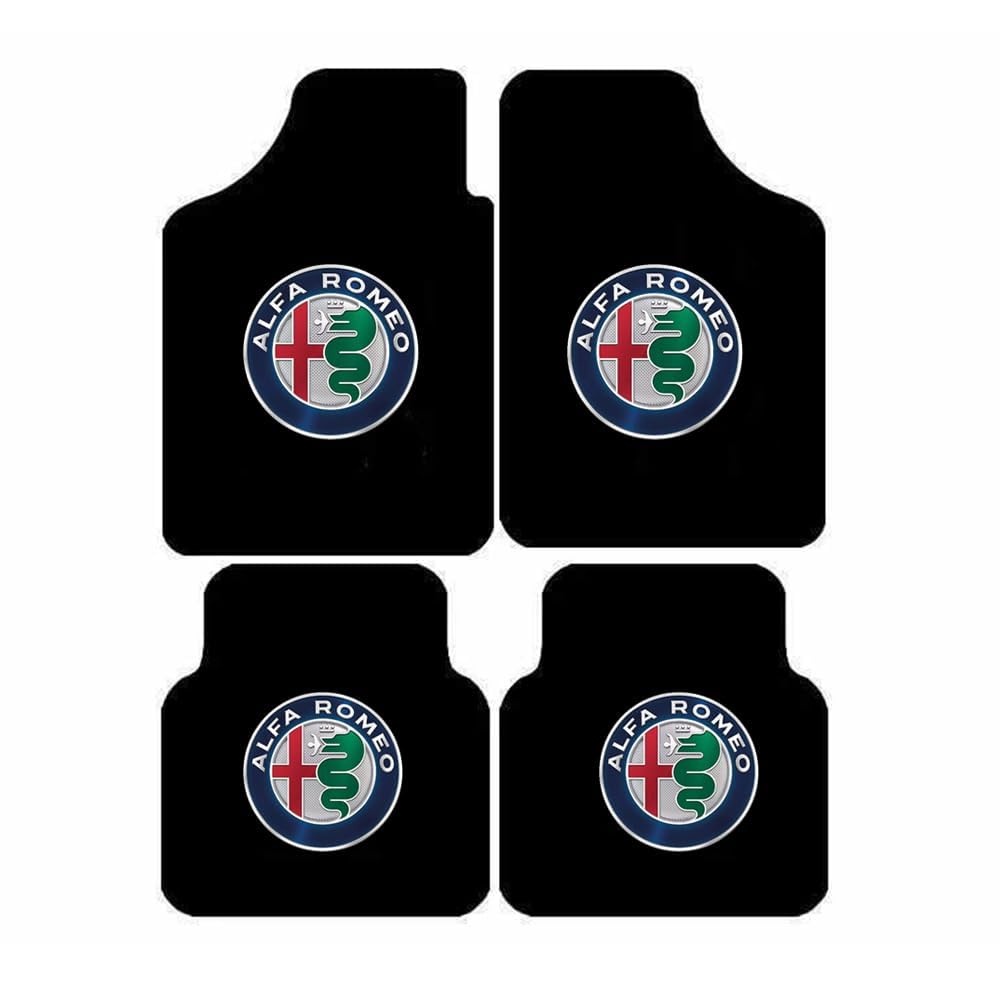 4 Artikel Fußmatten Autoteppich passend für Alfa Romeo Giulietta 2010-2020, Maßgeschneidertes Auto-Fußmatten-Set Teppich Set Autofußmatten-Kit Flanell Set Autoteppich 4 Artikel Fußmatten Autoteppich passend für Alfa Romeo Giulietta 2010-2020, Maßgeschneidertes Auto-Fußmatten-Set Teppich Set Autofußmatten-Kit Flanell Set Autoteppich von DUANJIAN