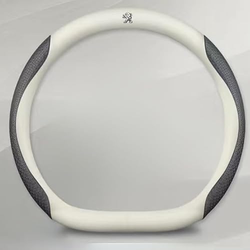 Leder Auto Lenkradbezug für Peugeot 2008 2019-2023, Super Anti-Rutsch Lenkradhülle in Leder Lenkrad Abdeckung Anti Rutsch Lenkradabdeckung LenkradschonerMode,I von DUANJIAN