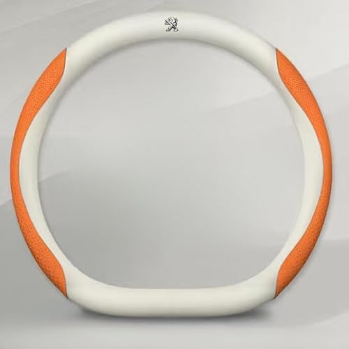 Leder Auto Lenkradbezug für Peugeot 2008 2019-2023, Super Anti-Rutsch Lenkradhülle in Leder Lenkrad Abdeckung Anti Rutsch Lenkradabdeckung LenkradschonerMode,J von DUANJIAN