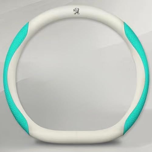 Leder Auto Lenkradbezug für Peugeot 206+ 2009-2013, Super Anti-Rutsch Lenkradhülle in Leder Lenkrad Abdeckung Anti Rutsch Lenkradabdeckung LenkradschonerMode,H von DUANJIAN