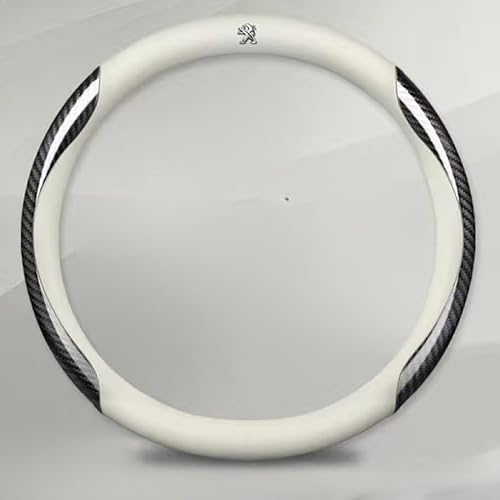 Leder Auto Lenkradbezug für Peugeot 308 2007-2010, Super Anti-Rutsch Lenkradhülle in Leder Lenkrad Abdeckung Anti Rutsch Lenkradabdeckung LenkradschonerMode,A von DUANJIAN