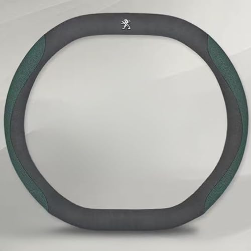 Leder Auto Lenkradbezug für Peugeot 408 2010-2014, Super Anti-Rutsch Lenkradhülle in Leder Lenkrad Abdeckung Anti Rutsch Lenkradabdeckung LenkradschonerMode,A von DUANJIAN
