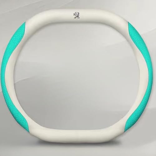 Leder Auto Lenkradbezug für Peugeot 408 2010-2014, Super Anti-Rutsch Lenkradhülle in Leder Lenkrad Abdeckung Anti Rutsch Lenkradabdeckung LenkradschonerMode,B von DUANJIAN