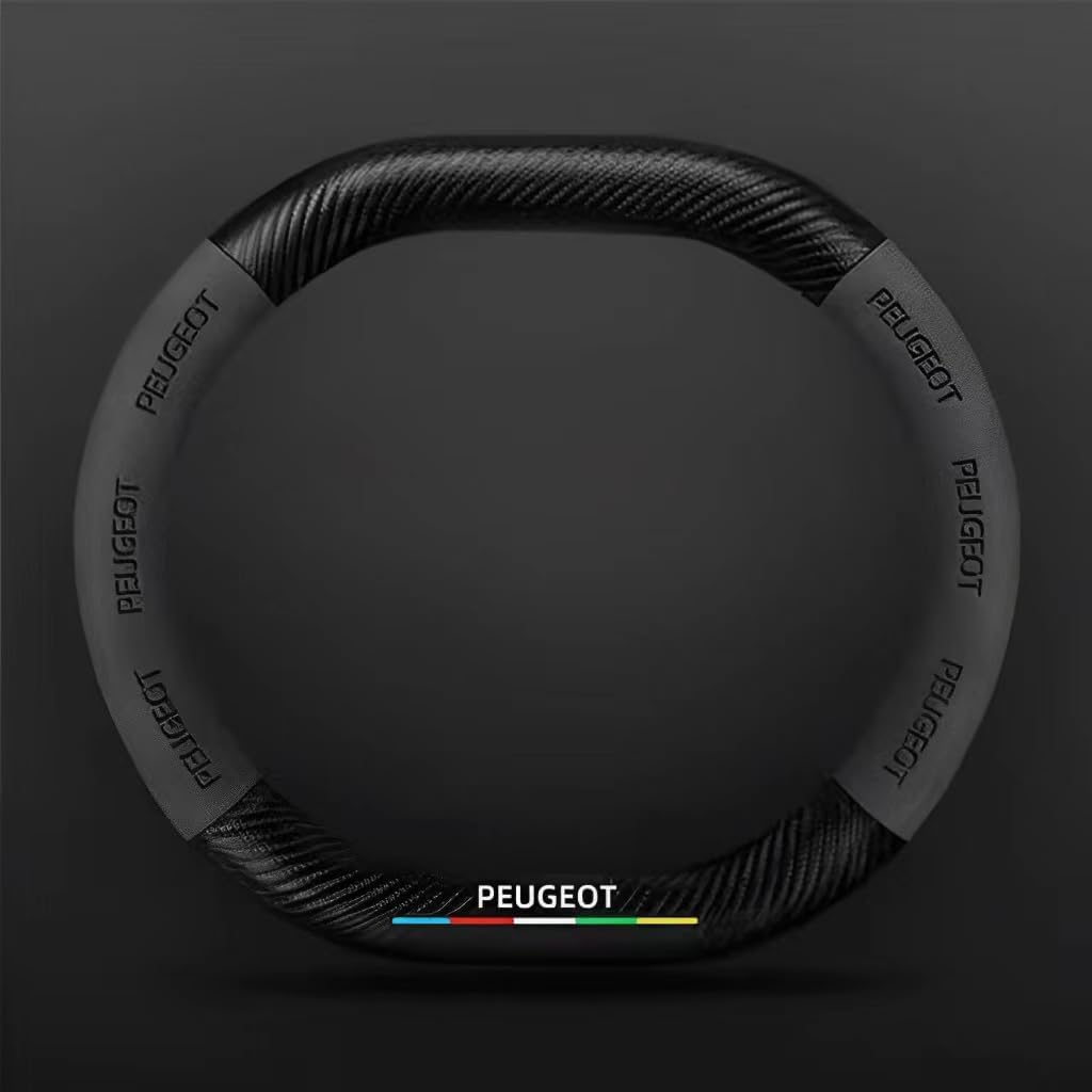 Leder Auto Lenkradbezug für Peugeot RCZ 2010-2013, Super Anti-Rutsch Lenkradhülle in Leder Lenkrad Abdeckung Anti Rutsch Lenkradabdeckung LenkradschonerMode,DD Leder Auto Lenkradbezug für Peugeot RCZ 2010-2013, Super Anti-Rutsch Lenkradhülle in Leder Lenkrad Abdeckung Anti Rutsch Lenkradabdeckung LenkradschonerMode,DD von DUANJIAN