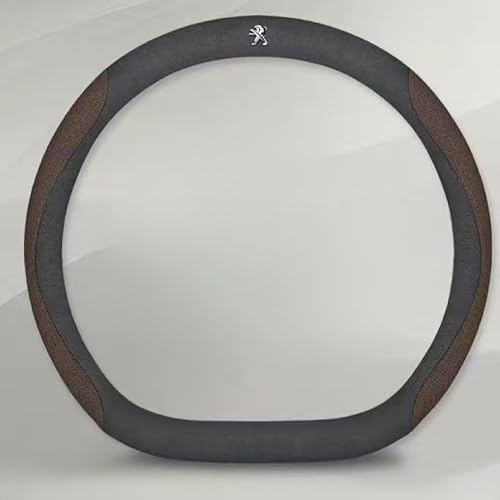 Leder Auto Lenkradbezug für Peugeot Traveller Long, Super Anti-Rutsch Lenkradhülle in Leder Lenkrad Abdeckung Anti Rutsch Lenkradabdeckung LenkradschonerMode,C von DUANJIAN