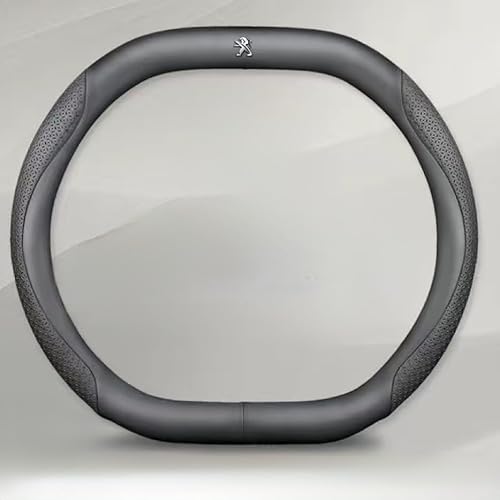 Leder Auto Lenkradbezug für Peugeot Traveller Standard, Super Anti-Rutsch Lenkradhülle in Leder Lenkrad Abdeckung Anti Rutsch Lenkradabdeckung LenkradschonerMode,E von DUANJIAN