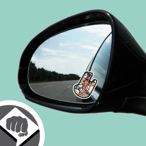 2X The Shocker Hand Spiegel Sticker - AUSSENSPIEGEL Tuning Aufkleber - Dub DUBWAY von DUB SPENCER