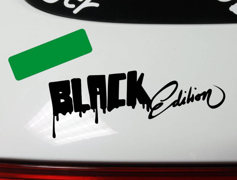 Black Edition Autofarbe Lack Aufkleber Sticker Bomb Aufkleber Decal - Dub DUBWAY (schwarz außenklebend) von DUB SPENCER