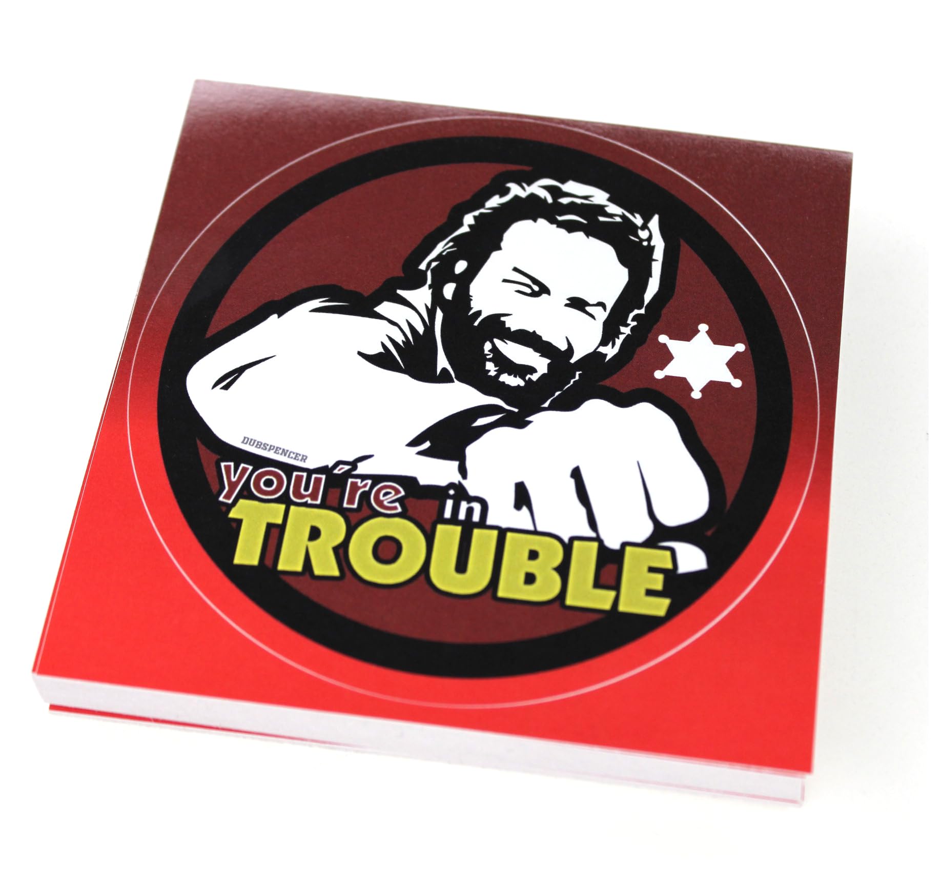 5x DUB SPENCER Kult Aufkleber "you are in trouble" Sticker 95 mm wetterfest von DUB SPENCER