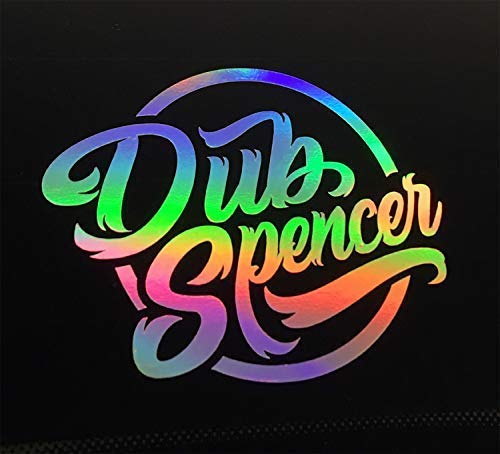 DUB SPENCER Crew Sticker Oil Slick Sticker Auto Porno Hologram Aufkleber Stance Static Dub (groß) von DUB SPENCER