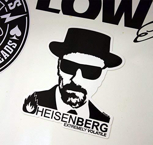 Heisenberg Sticker aka Walter White is Breaking Bad Aufkleber Dub von DUB SPENCER