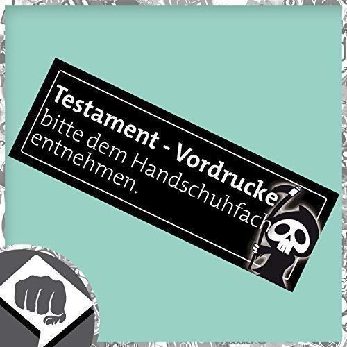 Testament VORDRUCKE - im Handschuhfach Sticker - Dub DUBWAY von DUB SPENCER