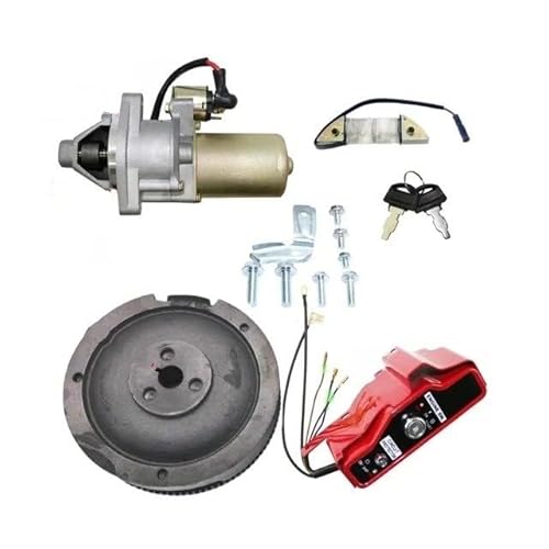 Anlasser FÜR GX340 11HP GX390 13HP 188F 190F GEHÄUSE Starter Motor Ladung SCHWUNGRAD Spule Schalter ELEKTRISCHE Start Kits Starter Motor(Special 65mm) von DUDUYANG