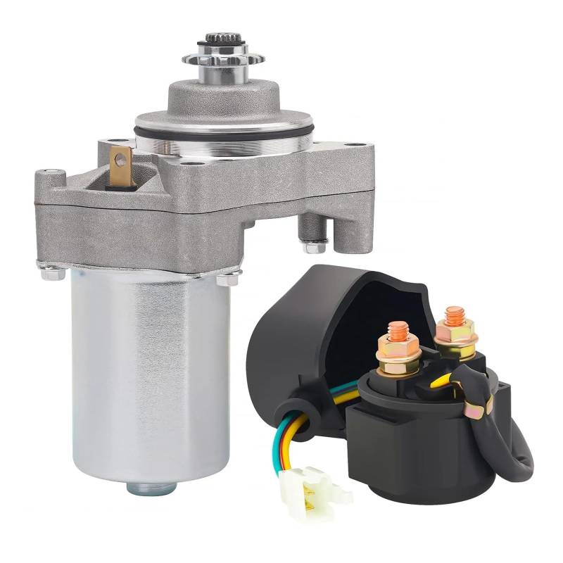 Anlasser Für 50cc 70cc 90cc 100cc 110cc 125cc ATV Off-Road Motor Dune Buggy Für Sandrail Quad 4 Wheeler Starter Motor Mit Magnet Relais Starter Motor von DUDUYANG