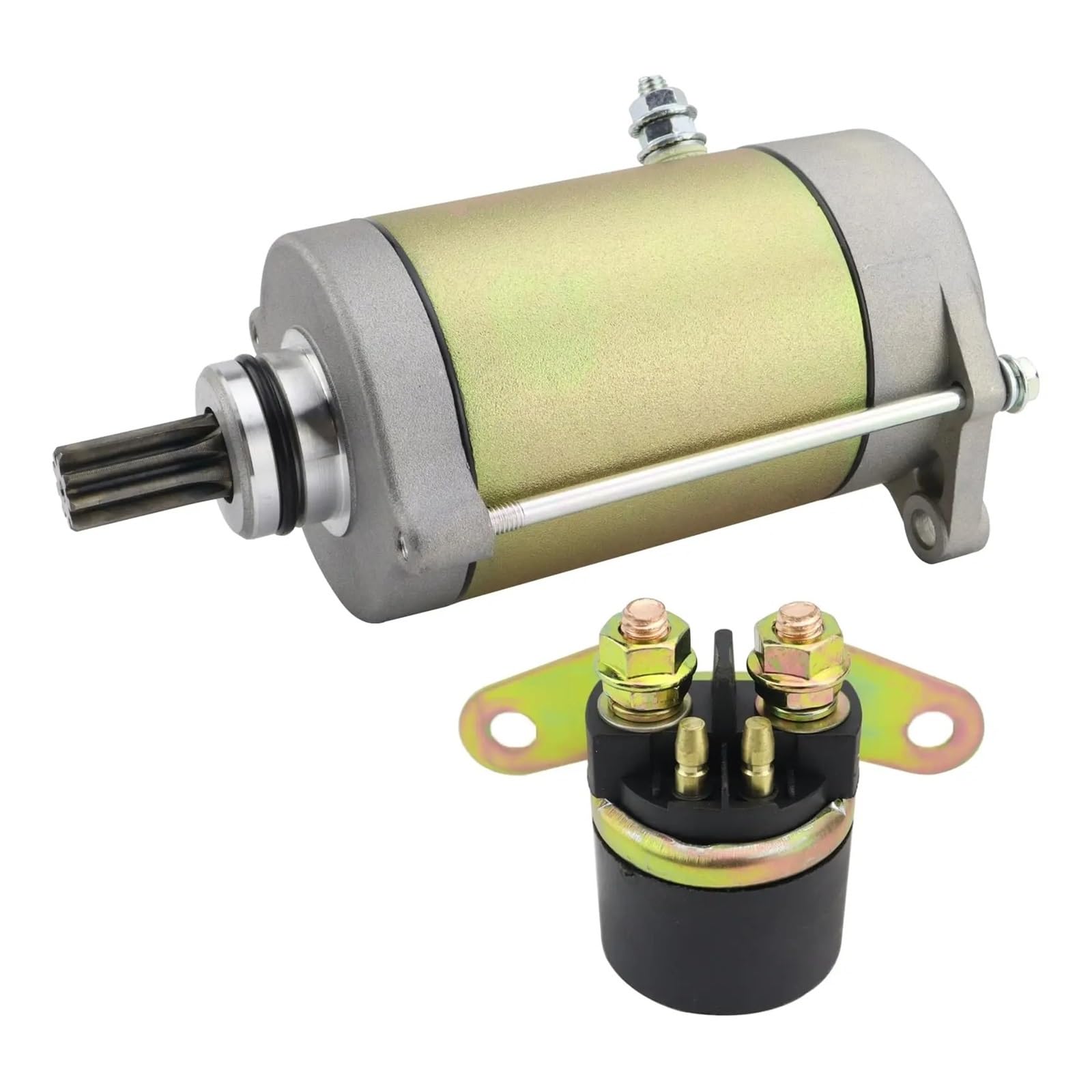 Anlasser Für CFMoto Für Terralander 800 ATV UTV Für Tracker 800 CF800 Für ZForce Für UForce Für CForce X8 Z8 0800-091000 Starter Motor Und Relais Starter Motor(2 PCS Set) von DUDUYANG