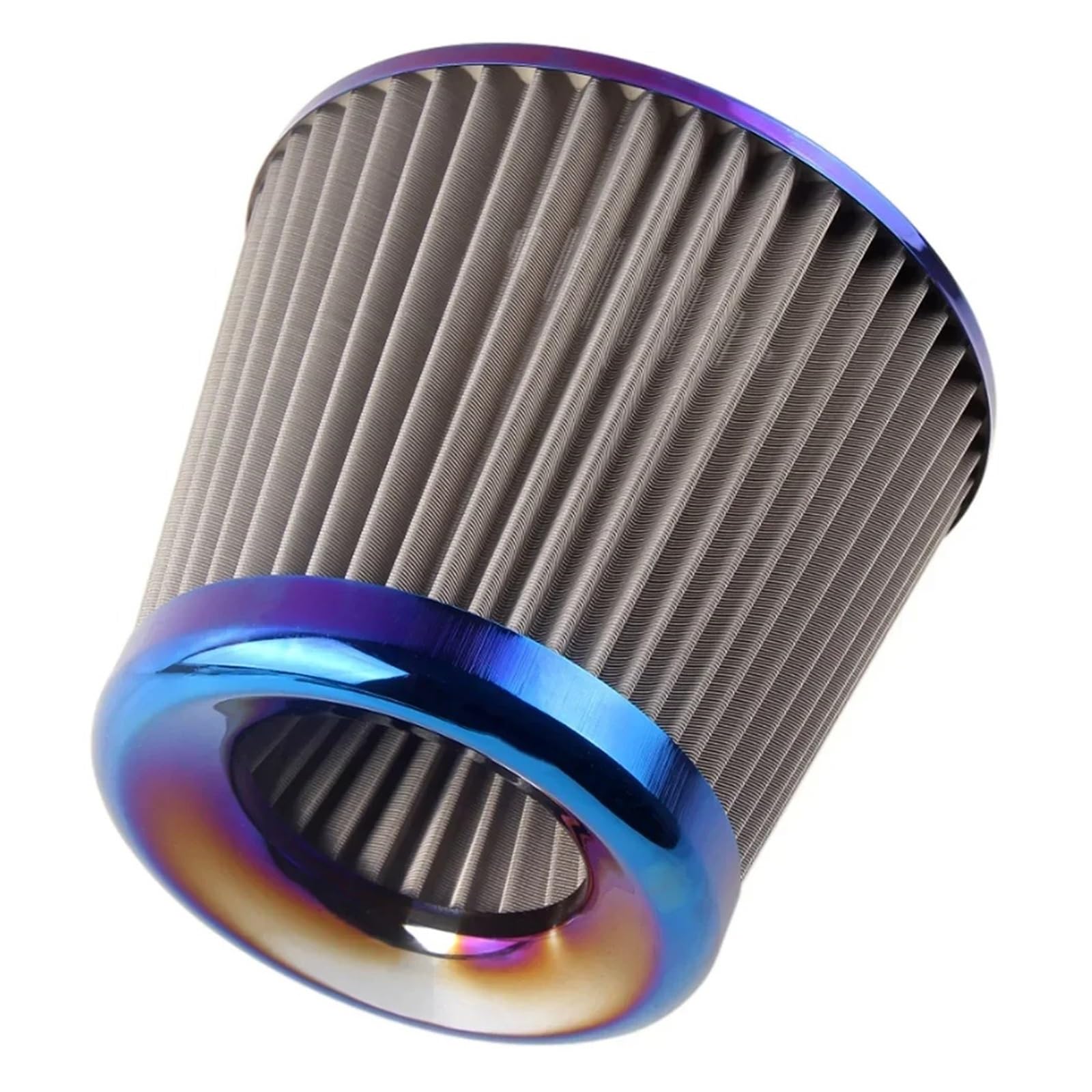 Luftansaugschlauch 60MM 65MM 70MM 75MM AF07 Universal Edelstahl Auto Air Intake System High Flow Kegel Kaltluftfilter Ansaugrohr(60mm) von DUDUYANG