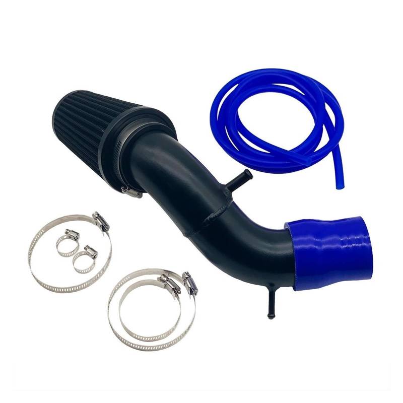 Luftansaugschlauch Für Abarth 500 595 695 Lufteinlass High Flow Feed System In Airbox Position Ersatz Leistung Teile Lufteinlass Kit Ansaugrohr(Blue Silicone Hose) von DUDUYANG
