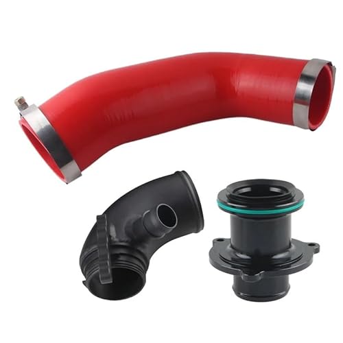 Luftansaugschlauch Für Golf 7 Für A3 EA888 Gen3 Auto Turbo Inlet Outlet Upgrade Rohre Ansaugrohre Turbo Schalldämpfer Löschen Ansaugrohr(C RED Hose) von DUDUYANG