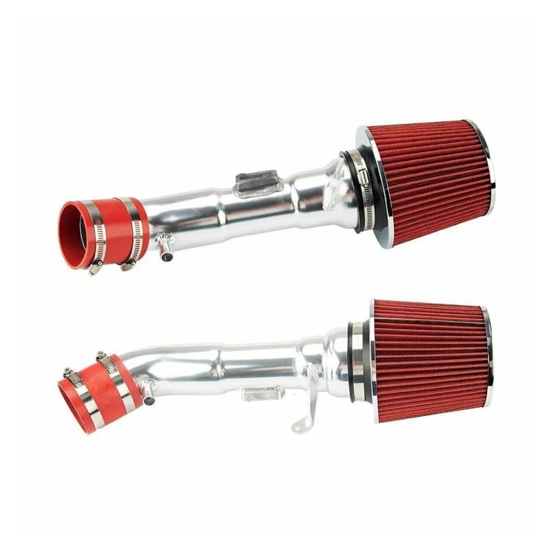 Luftansaugschlauch Für Infiniti G37 3.7L 2008-2013 Lufteinlässe Teile High Flow Cold Air Intake System Filter Kit Ansaugrohr(Rot) von DUDUYANG