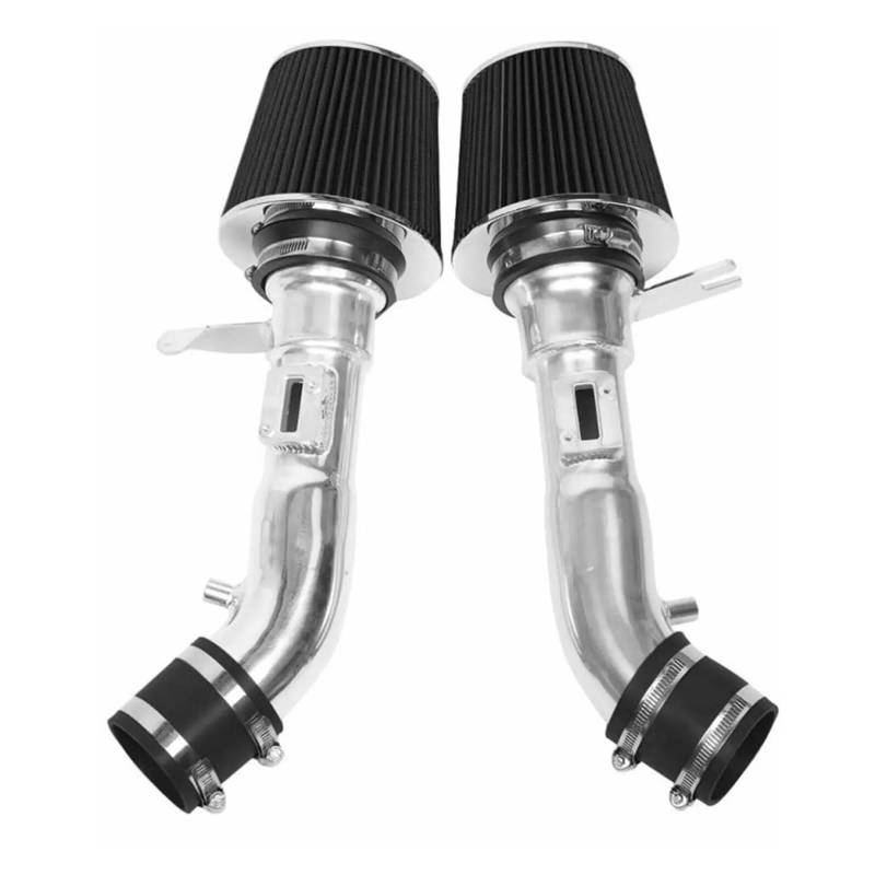 Luftansaugschlauch Für Infiniti G37 3.7L 2008-2013 Lufteinlässe Teile High Flow Cold Air Intake System Filter Kit Ansaugrohr(Schwarz) von DUDUYANG