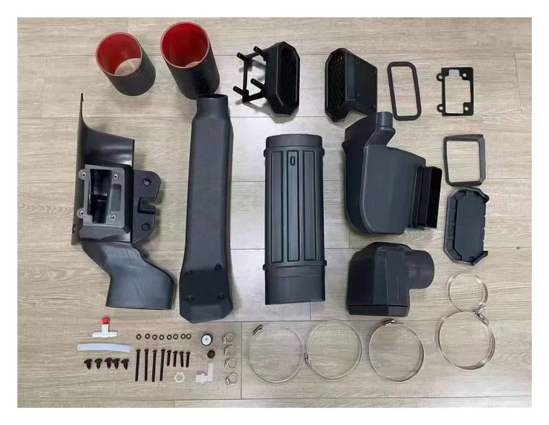 Luftansaugschlauch Für Jeep Für Wrangler JL 2018-2024 Benzin Niedrigen/Hohen Schnorchel System Komplette Air Intake Kit Off-Road Air Intake Schnorchel Kits Ansaugrohr von DUDUYANG