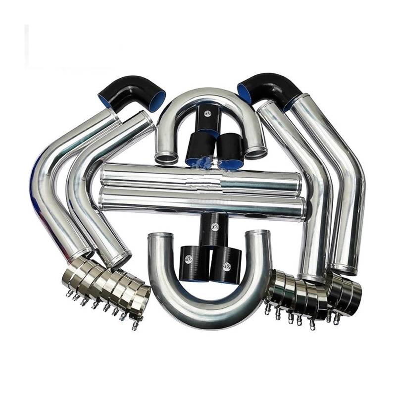 Luftansaugschlauch UNIVERSAL 2,0 Zoll 51mm 2MM Dicke Aluminium LADELUFTKÜHLER Turbo Rohr ROHRLEITUNGSSATZ Ansaugrohr von DUDUYANG